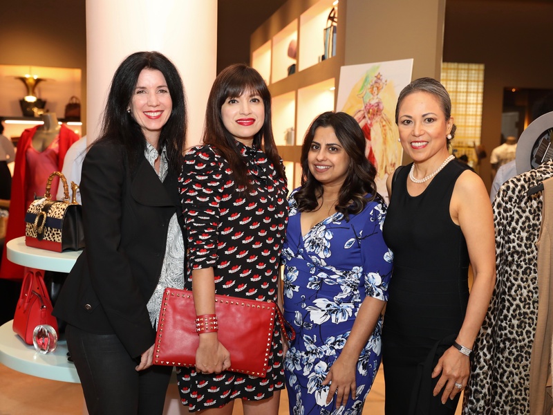 Houston Grand Opera party at The Webster, Ann Malcolm, Sandra Manela, Ruchi Mukerjee, Raquel Lewis