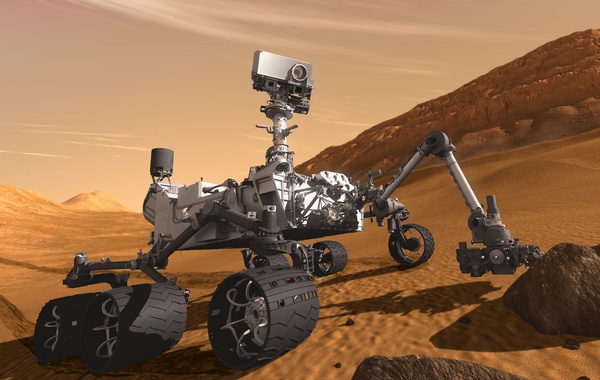 Mars Curiosity Landing