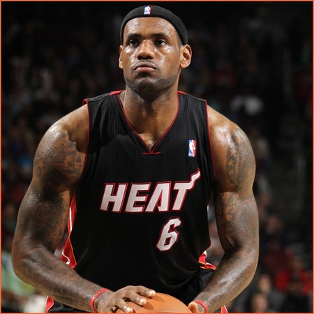 LeBron James road jersey