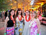 Urban Green's Hula in Hermann Park May 2013 Megan Kaldis, Catherine Bradley, Brittany Sakowitz and Adrienne Saxe