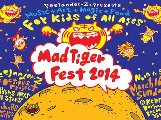 poster for Mad Tiger Fest 2014 with Peelander-Z