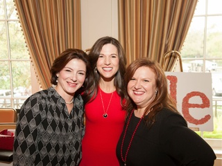 Emily Burguieres Dalicandro, HARC Luncheon Chair 2017; Kristi Breaux, HARC Board Chairman, and Eleni J. Christou, HARC Executive Director.