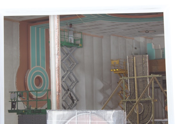 Alabama Theater Construction, Interior 2, June 2012