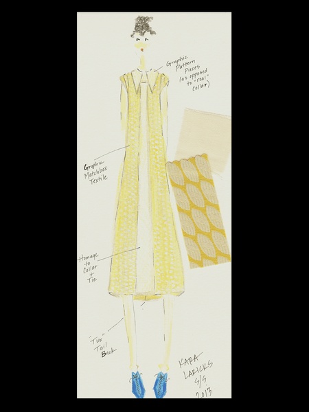 Clifford, Fashion Week, sketches, September 2012, Kara Laricks