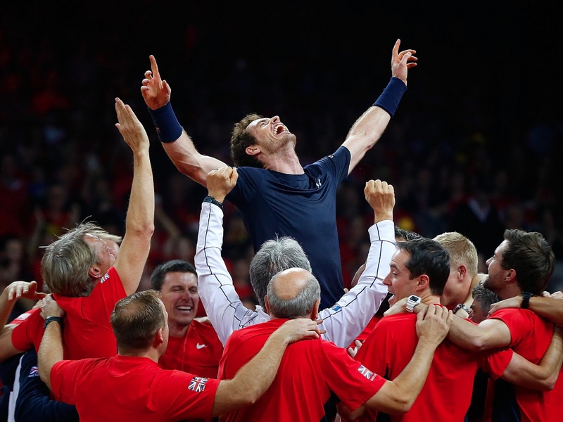 Houston, tennis player Andy Murray, August 2017