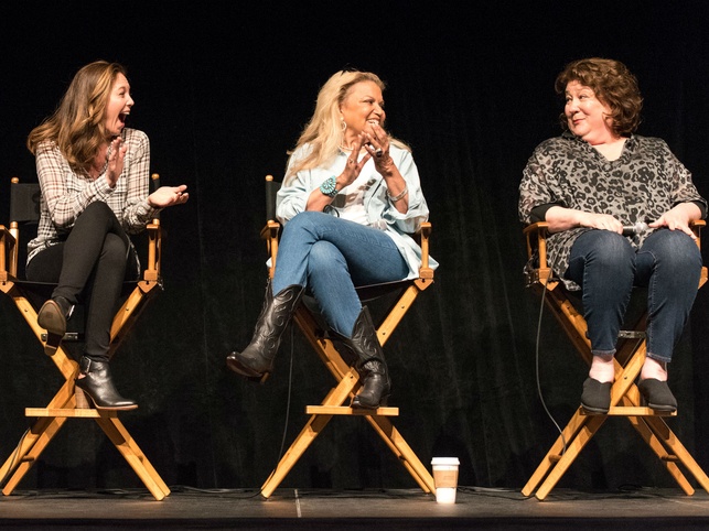 Diane Lane, Suzanne de Passe, and Margo Martindale at Lonesome Dove Reunion