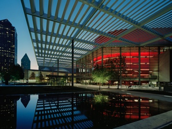 Winspear Opera House in Dallas Arts District