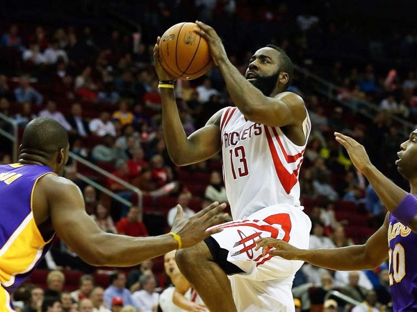 Houston Rockets, Lakers, James Harden, January 2013