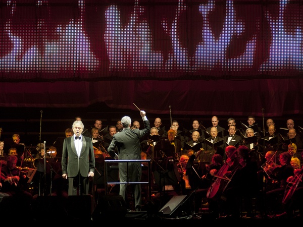 Andrea Bocelli, concert, November 2012