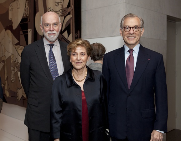 Picasso Black and White opening dinner, February 2013, Richard Armstrong, Carmen Giménez, Gary Tinterow
