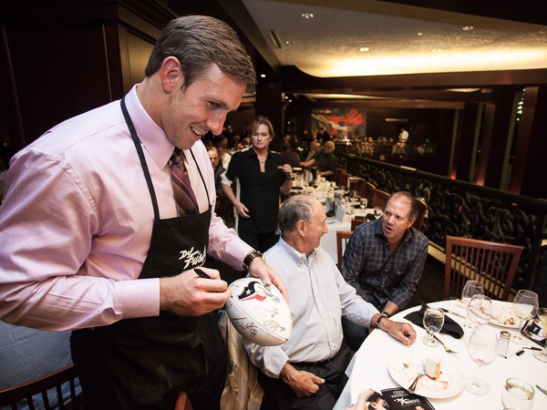 Marcy, Owen Daniels' Celebrity Waiters, Houston Texans, Del Frisco's, September 2012