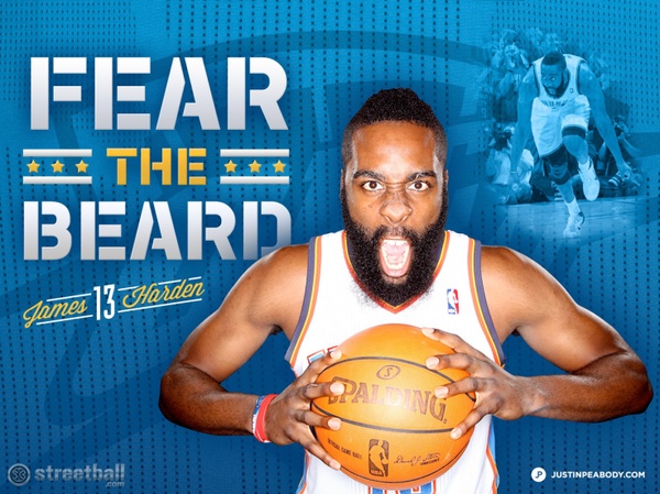 James Harden beard