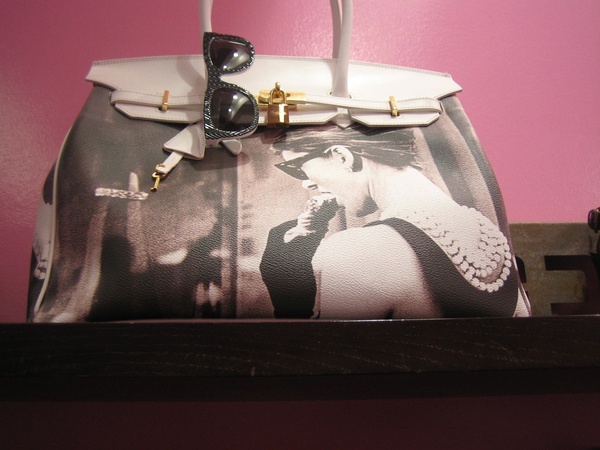 Donae, Audrey hepburn style Birkin bag, from Forte Dei Marmi