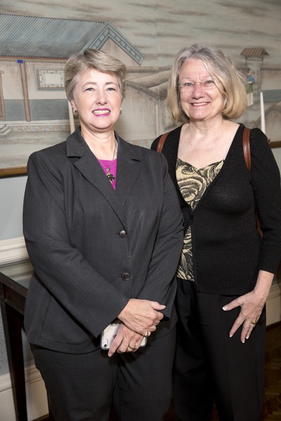 Houston, Spaulding for Children luncheon, May 2017, Annise Parker, Kathy Hubbard