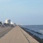 Galveston, seawall, ocean, strip