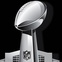 Super Bowl logo trophy