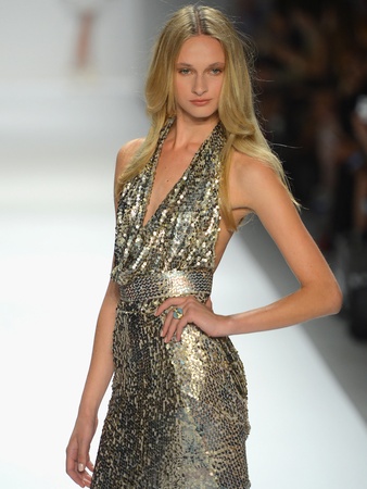 Clifford, Fashion Week spring 2013, Rachael Zoe, metallic gown