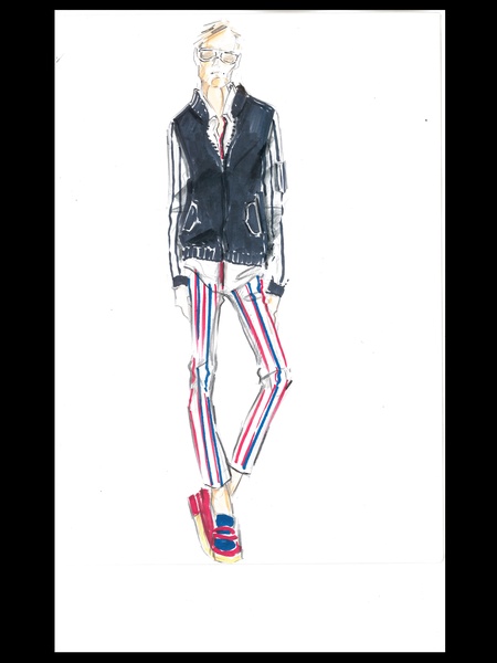Clifford, Fashion Week, sketches, Tommy Hilfiger men, September 2012