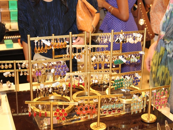 Henri Bendel Opening, Earrings, June 2012