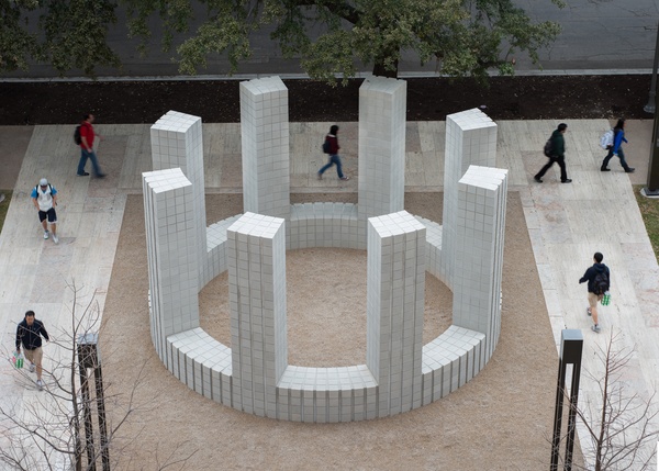 Circle with Towers by Sol LeWitt