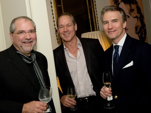 News_Cinema Arts Fest Nov. 2009_Wyatt party_Bob Cavnar_Jim Crane_Sanford Criner
