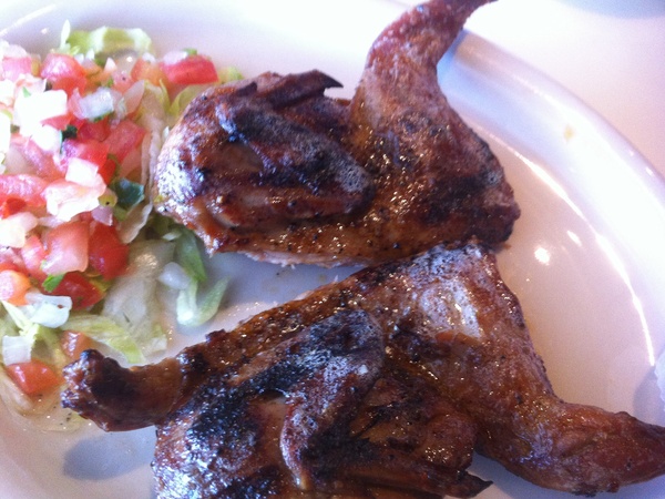 Marene, quail, grilled quail, El Real, December 2012