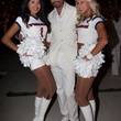Texans White Out, Houston Texan cheerleader, Tod Ramos,,  Sept. 2012
