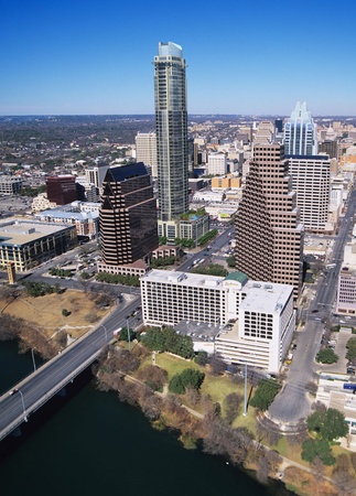 Austin Photo Set: News_Kevin_downtown construction_feb 2012_austin from above