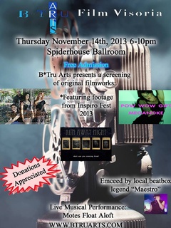 poster for Film Visoria presented by B*Tru Arts