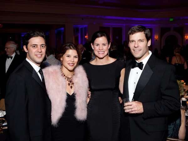 Blue Bird Circle gala, October 2012, David Cockrell, Estela Cockrell, Jessica Brazelton, Fred Brazelton