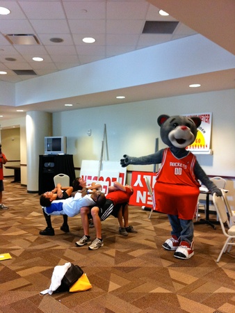 News_Jayme_Clutch Mascot Camp_July 2011_Clutch_in Action