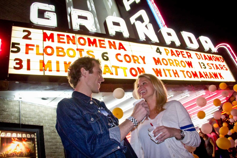 Josh Syvrud and Jill Brown at Granada 8th anniversary party in Dallas