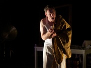 Bruce DuBose in An Iliad at Undermain Theatre in Dallas