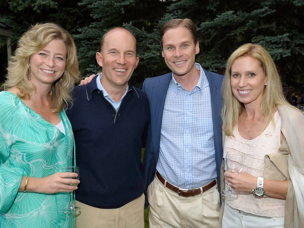 MD Anderson in Aspen, July 2012, Laura McCullough, Andrew McCullough, Wil Van Loh, Jennifer Van Loh