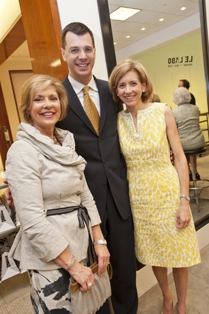 Houston Symphony tea at Saks, June 2012, Linda Dewhurst, Mark C. Hanson, Christina Hanson