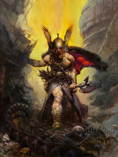 Frank Frazetta_fantasy artist_Dark Kingdom