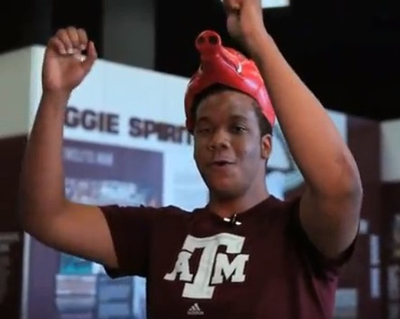 Austin photo: News_A&M Video_Pig Head