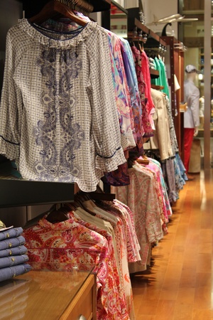 News_Robert Graham Store_Hanging Women's Shirts_May 2012
