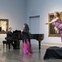 Nancy, performing in galleries, July 2012, Misha Penton