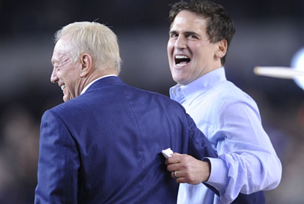  Jerry Jones and Mark Cuban