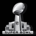 Super Bowl logo trophy