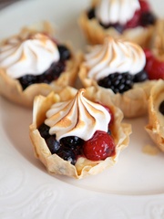 afternoon tea, August 2012, Kiran's, Mixed berry tart