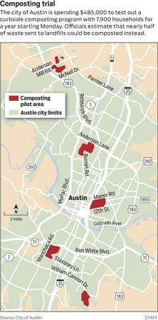 Austin Photo: News_Ryan_Organic waste collection_Jan 2013_pilot map