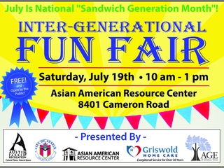 poster for Inter-generational fun fair