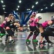 Comicpalooza roller bladers