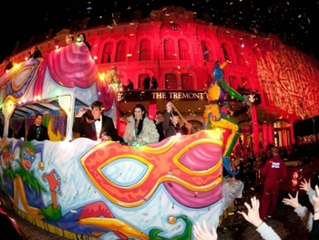 Tremont House Mardi Gras Ball & Parade Viewing Party