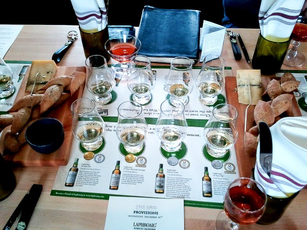 The Pass and Provisions, Laphroaig tasting, January 2013