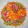 Roots Bistro, March 2013, lunch menu, shrimp