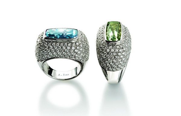 A & Furst Cocktail Rings