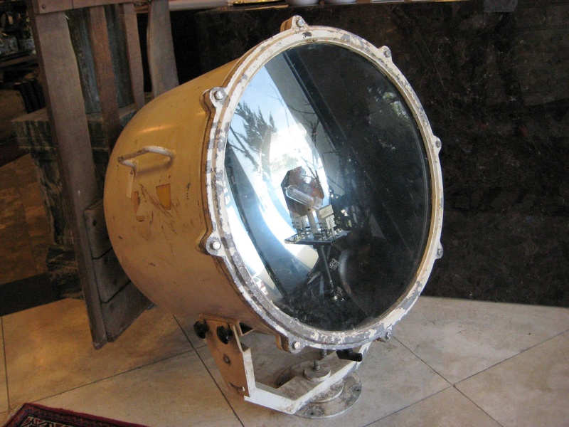 The Revolving Vault, large ship light, September 2012